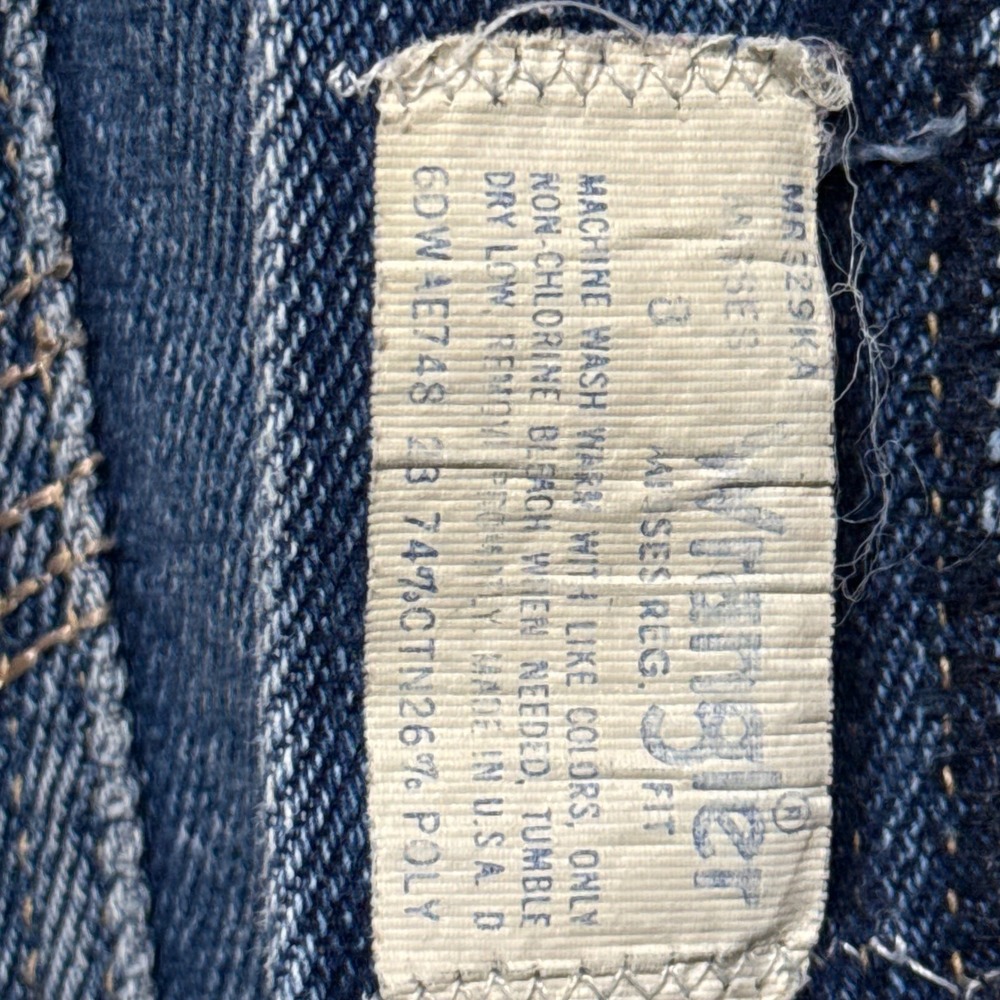 Wrangler Jeans Womens 8 Vintage Straight Leg Denim Made in USA - Picture 3 of 12